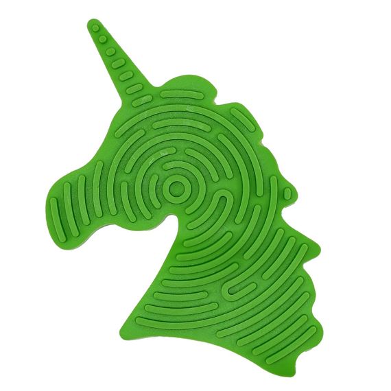 Детская развивающая доска для сенсорной активности "Единорог" GS0108 двусторонняя Зеленый