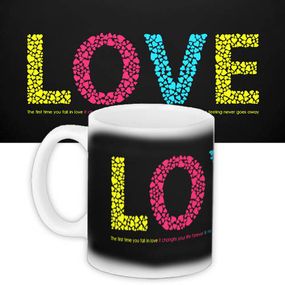 Кружка с принтом Love 330 мл (KR_L080)