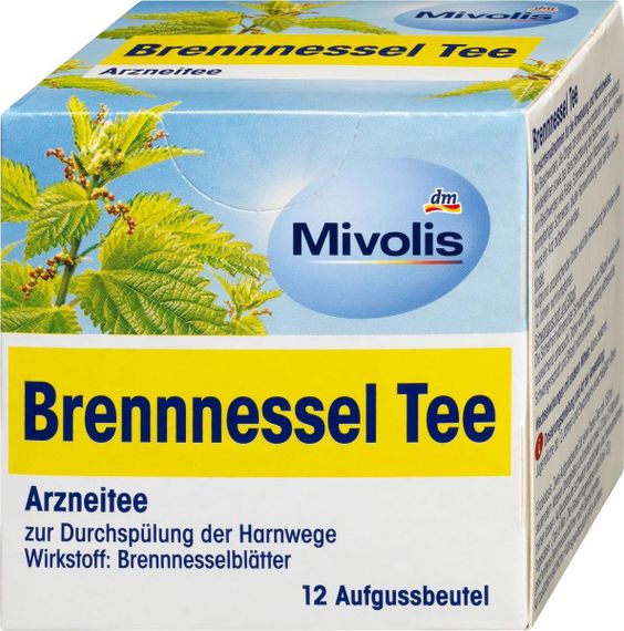 Чай із кропиви Mivolis Brennnessel Tee – натуральний засіб для очищення нирок та підтримки сечовидільної системи