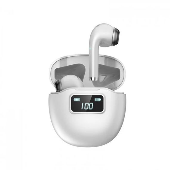 Наушники Double с кейсом и LED индикатором заряда Bluetooth Wireless Earbuds Z32. AL-560 Цвет: белый