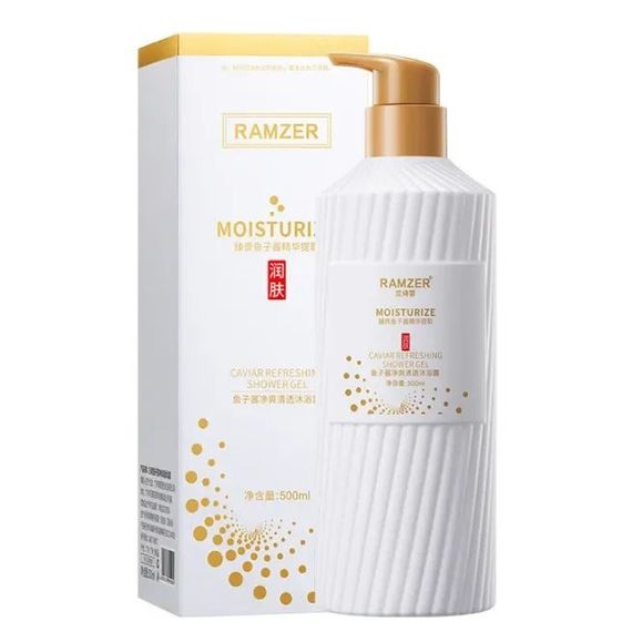 Зволожувальний гель для душу Ramzer з екстрактом чорної ікри, 500ml
