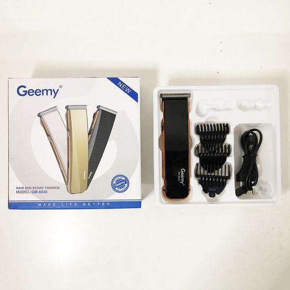 Машинка для стрижки для дому GEMEI GM-6048, Тример для скронь, Машинка чоловіча WT-110 для гоління