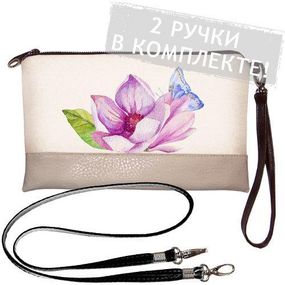 Клатч через плече Магнолия 25x15 см (KL_GL_CLF012_SBR)