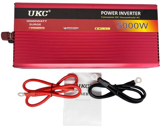 Інвертор потужний апроксимована синусоїда перетворювач напруги UKC 5000 W SI-A2-AR5000M 12V-230V | Зображення 4