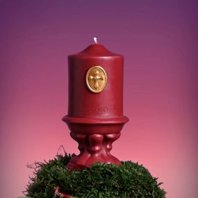 Низькотемпературна воскова свічка UPKO DREAMING of GARDEN, червона sexstyle