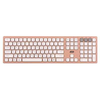 Клавиатура 2E KS270 109key Wireless UA Rose/White (2E-KS270WBPN_UA)