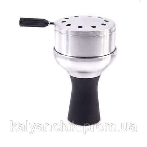 Калауд-чаша для кальяна металлический черный