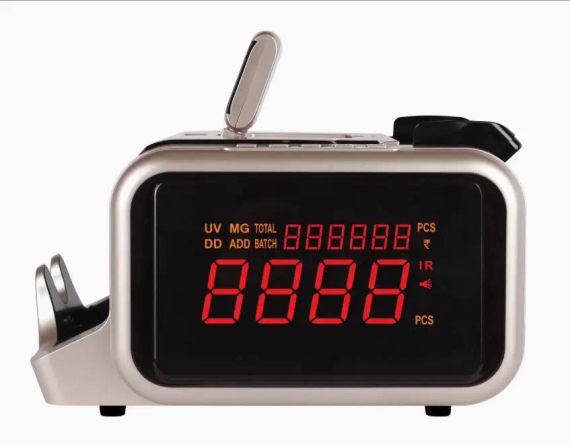 Машина для рахунку грошей з детектором підроблених купюр та великим бічним світлодіодним дисплеєм Model-2600 | Зображення 1