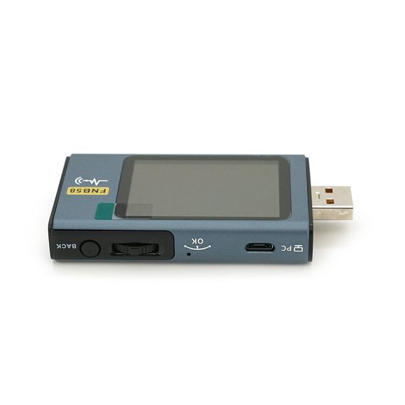 USB тестер Fnirsi FNB58 напруги (4-28V) та струму (0-7A), Bluetooth, Box | Зображення 5