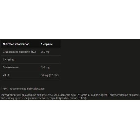 Хондропротектор (для спорту) Olimp Nutrition Gold Glucosamine 1000 60 Caps | Зображення 1