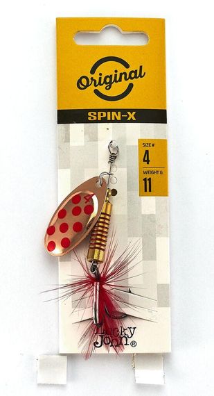Блесна вращ. Lucky John Лаки Джон SPIN X ROUND 04 11,0г CR | Зображення 1