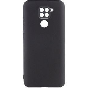 Чохол TPU GETMAN Liquid Silk Full Camera для Xiaomi Redmi Note 9 / Redmi 10X Чорний / Black