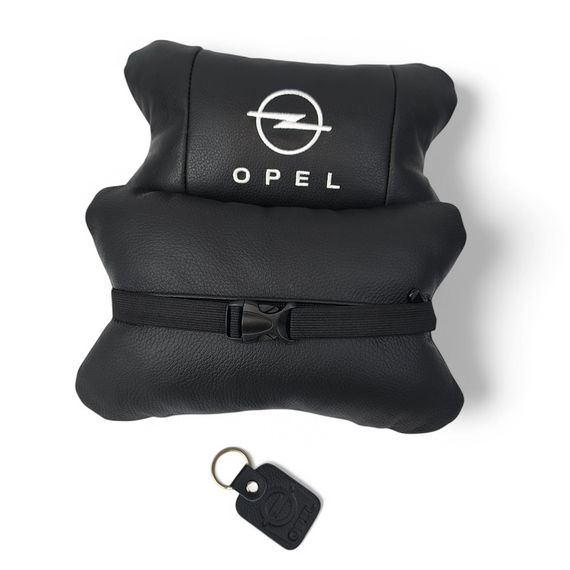 Автоподушка для шиї на підголівники Opel, Подушка підголівник на сидінні машини, Автоподушка подарунок OH-79