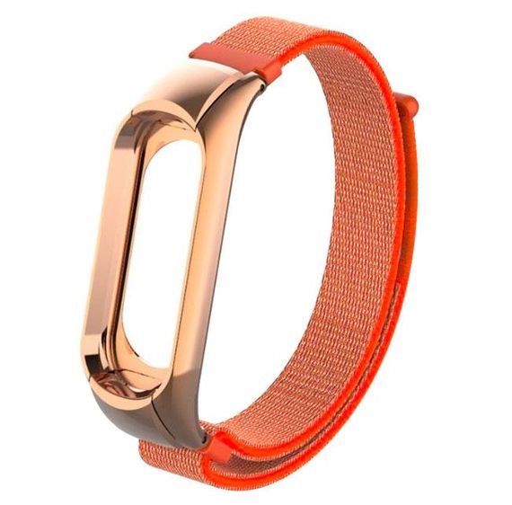Нейлоновий ремінець Primo для фітнес-браслета Xiaomi Mi Band 3 - Orange
