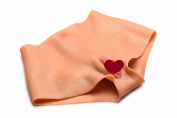 Накладна вагіна Master Series Silicone Vagina + Butt Panties — Medium Sex Aura
