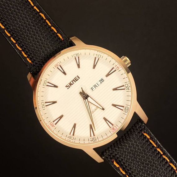 Чоловічий годинник Skmei 9303RGSI Rose Gold-Silver | Зображення 4