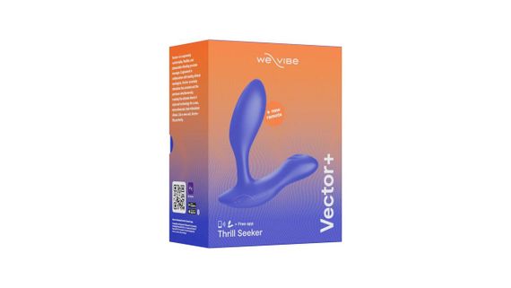 Смарт-вибромассажер простаты We-Vibe Vector+ ROYAL BLUE, пульт ДУ, регулируемый угол наклона | Зображення 7