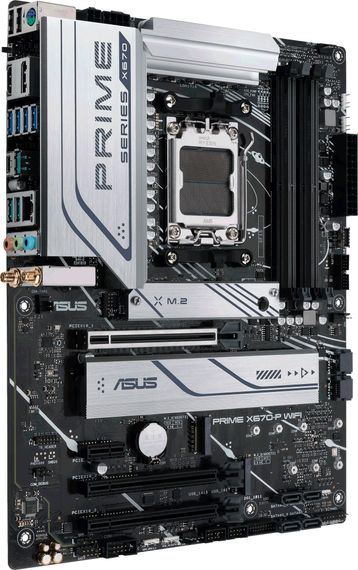 Материнcька плата ASUS  PRIME X670-P WIFI sAM5 X670 4xDDR5 M.2 DP HDMI WiFi BT ATX (90MB1BV0-M0EAY0) | Зображення 2
