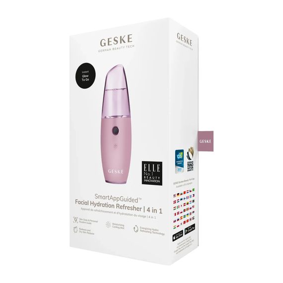 Зволожувач для шкіри обличчя GESKE Facial Hydration Refresher 4 in 1 gray, Рожевий | Зображення 7