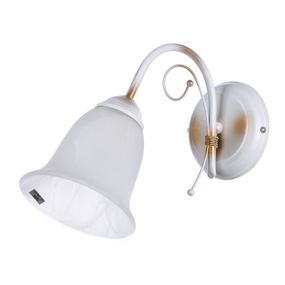 Бра настенное накладное классическое BKL-470W/1 E27 WH