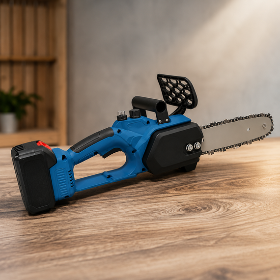 Акумуляторна ланцюгова пилка 12''+2 АКБ 21В Electric Saw / Електропила / Акумуляторна пилка 15000 мАг | Зображення 2