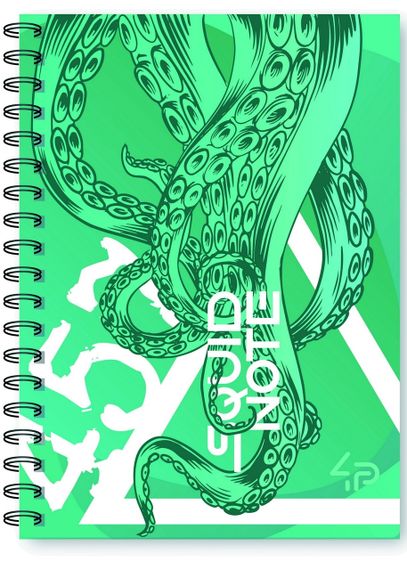 Блокнот 4Profi "Squid note" green 48 листов  формат А5 905157