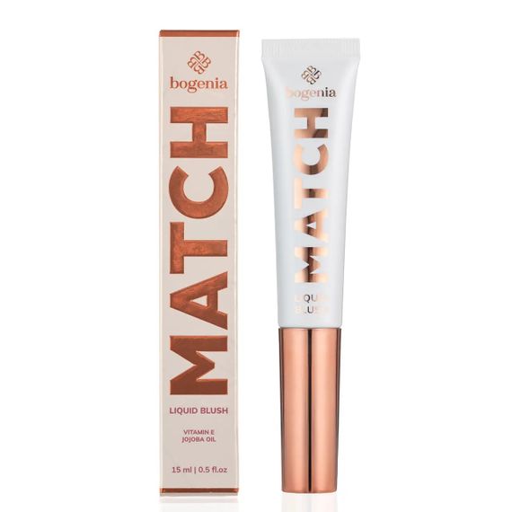 Жидкие румяна Bogenia MATCH Liquid Blush BG636 - №01 (15 ml) | Зображення 1