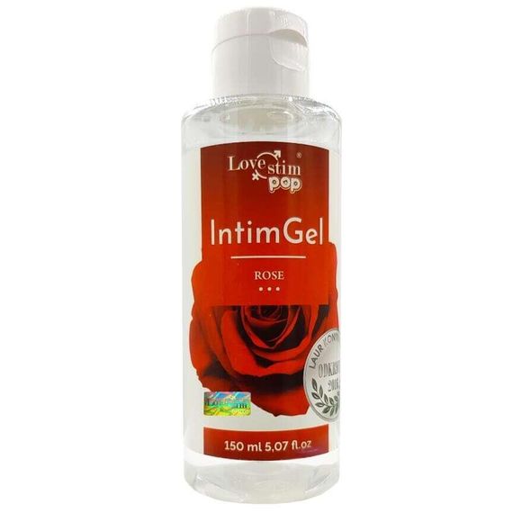 Стимулюючий гель-лубрикант з ароматом троянди LoveStim - Pop Intim Gel Rose, 150 ml Sex Aura