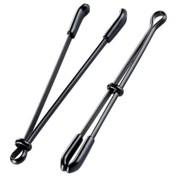 Затискачі для сосків Guilty Pleasure Sensual Sway із золотими пензликами, 16 см Sex Aura | Зображення 3