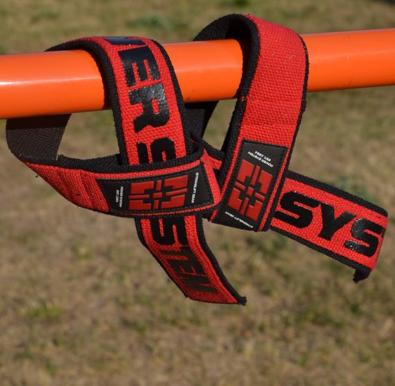 Лямки для тяги Power System PS-3401 Lifting Straps Duplex Black/Red | Зображення 3