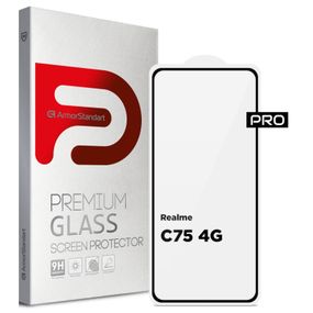 Стекло защитное Armorstandart Pro Realme C75 4G Black (ARM82888)