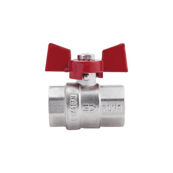 Кран кульовий SD Plus 1/2" ВР для води (метелик) SD602NW15PN40 | Зображення 1