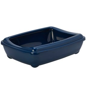 Moderna Arist-O-Tray туалет с бортиком для кошек, 57 см х 43 см х 16 см, синий