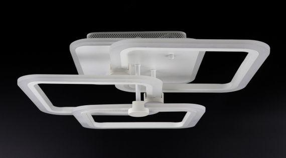 Люстра світлодіодна стельова LED світильник для квартири на стелю лед з пультом 25767 Білий 13х45х53 см.