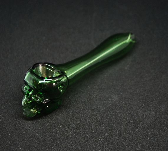 Стеклянная трубка Skull Pipe Бутылочный | Зображення 7