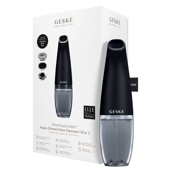 Очищуючий засіб для обличчя GESKE Aqua-Stream Face Cleanser 8в1 starlight, Чорний