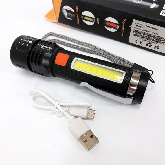 Мощный тактический фонарь светодиодный, Фонарь с защитой от пыли Переносной ручной мощный SG-29 | Зображення 4