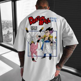 Футболка мужская с принтом повседневная M Белая