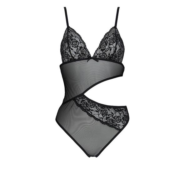 Боді з ажурним ліфом Christa Body black L/XL — Passion, L/XL | Зображення 2