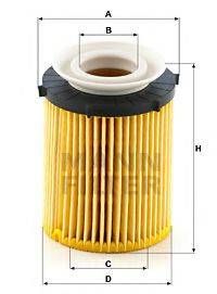 Фільтр масляний двигуна MB C (W204205), E (S212213) 180-350 08- (вир-во MANN) MANN-FILTER HU7116Z на MERCEDES-BENZ B-CLASS (W246, W242)