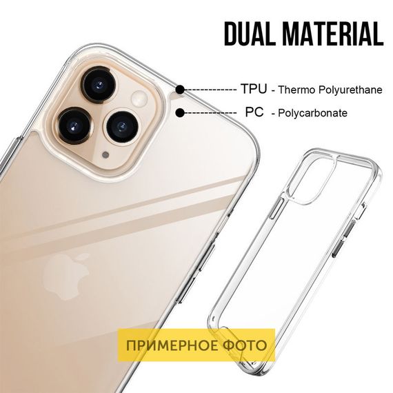 Чохол TPU Space Case transparent для Apple iPhone 16 Pro (6.3") | Зображення 3