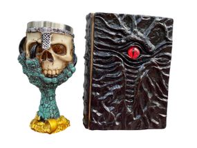 Подарунковий набір Келих 3D Лапа Дракона та Блокнот 3D «Книга, що дивиться у відповідь»