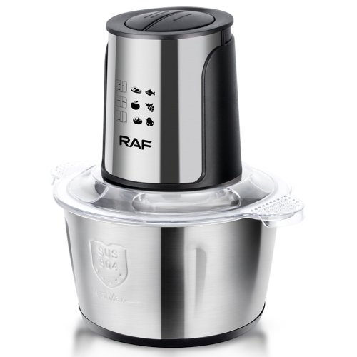 Кухонний подрібнювач електричний (чопер) Food Processor R.7019 | Чопер для м'яса та овочів 2л, 1000 Вт