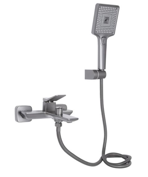 Змішувач для ванни Qtap Presto (з душовим гарнітуром) QTPRE259GRP45584