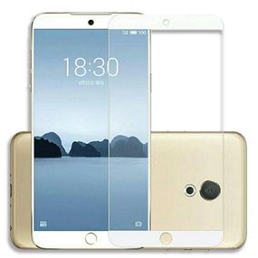Захисне скло 2.5D на весь екран для Meizu 15 колір Білий