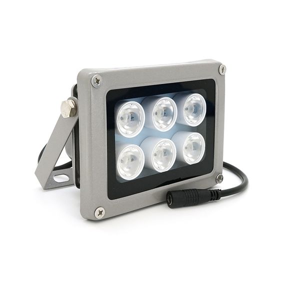 Прожектор спрямований з сутінковим датчиком YOSO 12V 8W, 6LED, IP66, кут огляду 60 °,робоча відстань до 30м, 113*84*86мм, BOX | Зображення 1