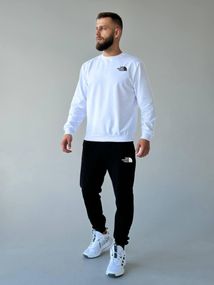 Cпортивний костюм The North Face світшот білий
