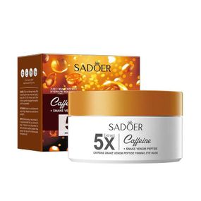 Патчи для глаз Sadoer Coffeeine Snake Venom Peptide от отёков и темных кругов с кофеином и пептидом змеиного яда, 80 шт/100г