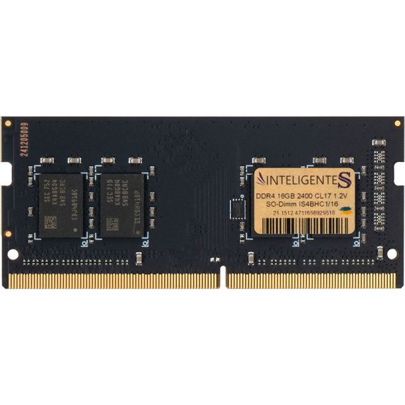 Модуль пам'яті для ноутбука SoDIMM DDR4 16GB 2400 MHz INTELIGENTES (IS4BHC1/16)