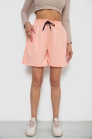 Шорты женские однотонные, цвет персиковый, 238R57907